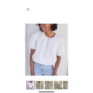 AYR The Puff Puff Sleeve Top sz S